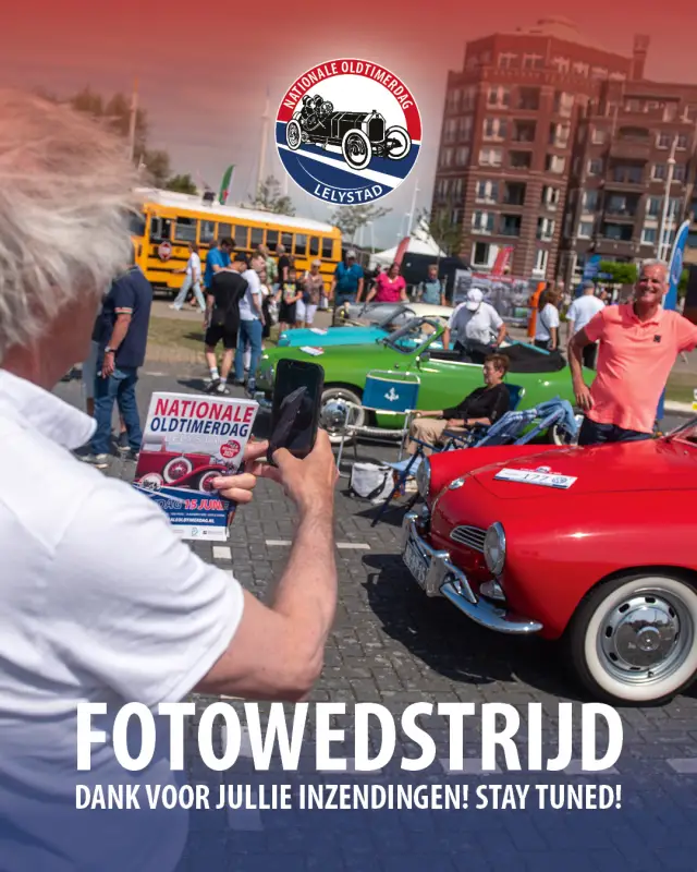Wat hebben jullie prachtige foto's met ons gedeeld via #NationaleOldtimerdag!
+Achter de schermen gaan we naar alle foto's kijken en zullen binnenkort uitslag brengen van de FOTO TOP 10 - 2025!
+#NationaleOldtimerdagLelystad #VaderdagisOldtimerdag #Vaderdag #2025 #Lelystad #Flevoland #Oldtimers #Klassiekers #ClassicCars #Autoshow
