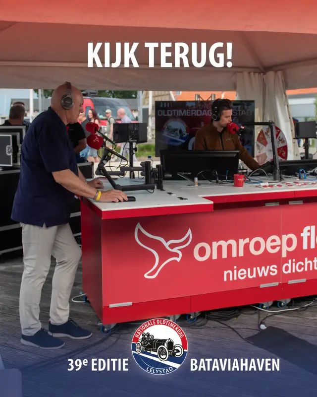 Gedurende de hele dag was @omroepflevoland aanwezig om live verslag te doen van de Nationale Oldtimerdag.
+Wil je bepaalde fragmenten terugkijken? Dat kan!
+Ga naar https://www.omroepflevoland.nl/search en zoek op ‘oldtimerdag’ om diverse interviews en fragmenten van de 39e editie van de Nationale Oldtimerdag terug te zien!
+#NationaleOldtimerdag #Lelystad #VaderdagisOldtimerdag #Vaderdag #Lelystad #Flevoland #Oldtimers #Klassiekers #Classics #Autoshow